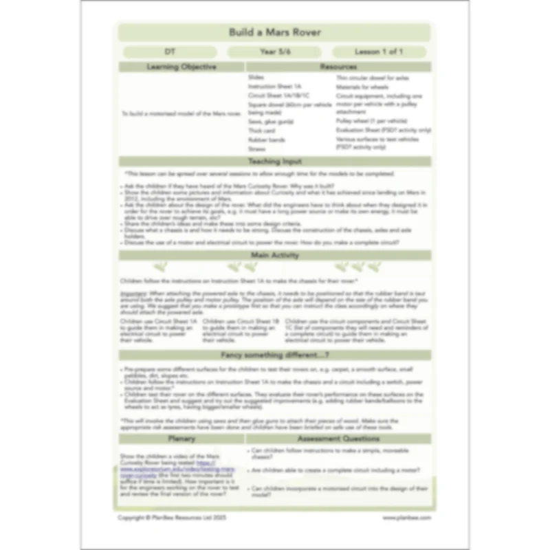 Build a Mars Rover KS2 - Image 11