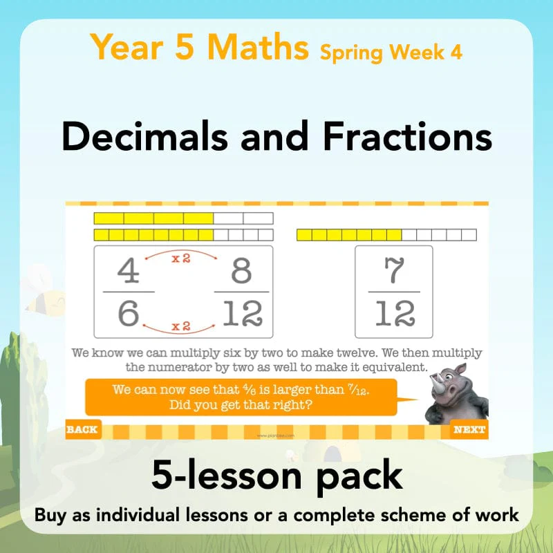 Decimals and Fractions