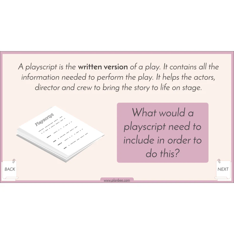 Features of a Playscript KS2 - Image 4