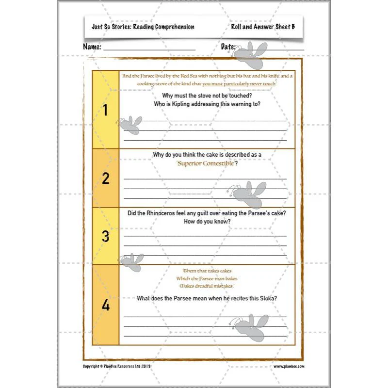 Just So Stories: Reading Comprehension - Image 41