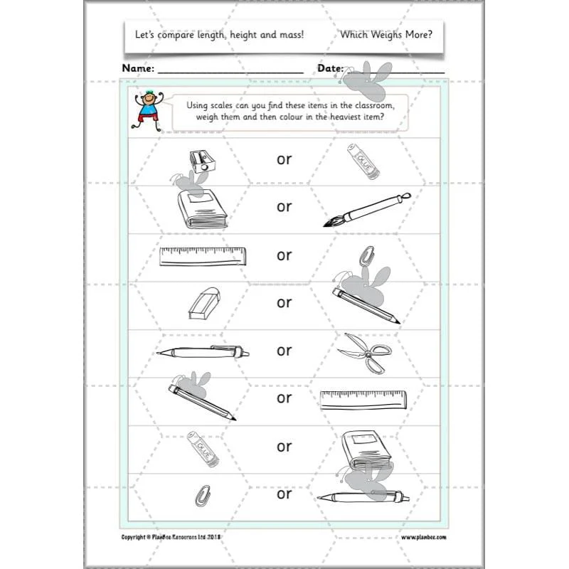 Let’s Compare Length, Height and Mass - Image 39