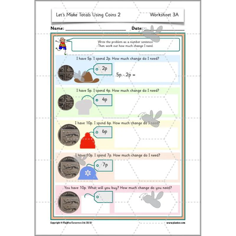 Let’s Make Totals Using Coins 2 - Image 54