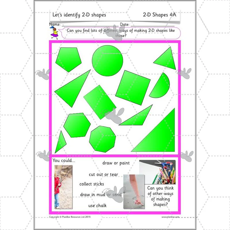 Let's Identify 2-D Shapes - Image 62