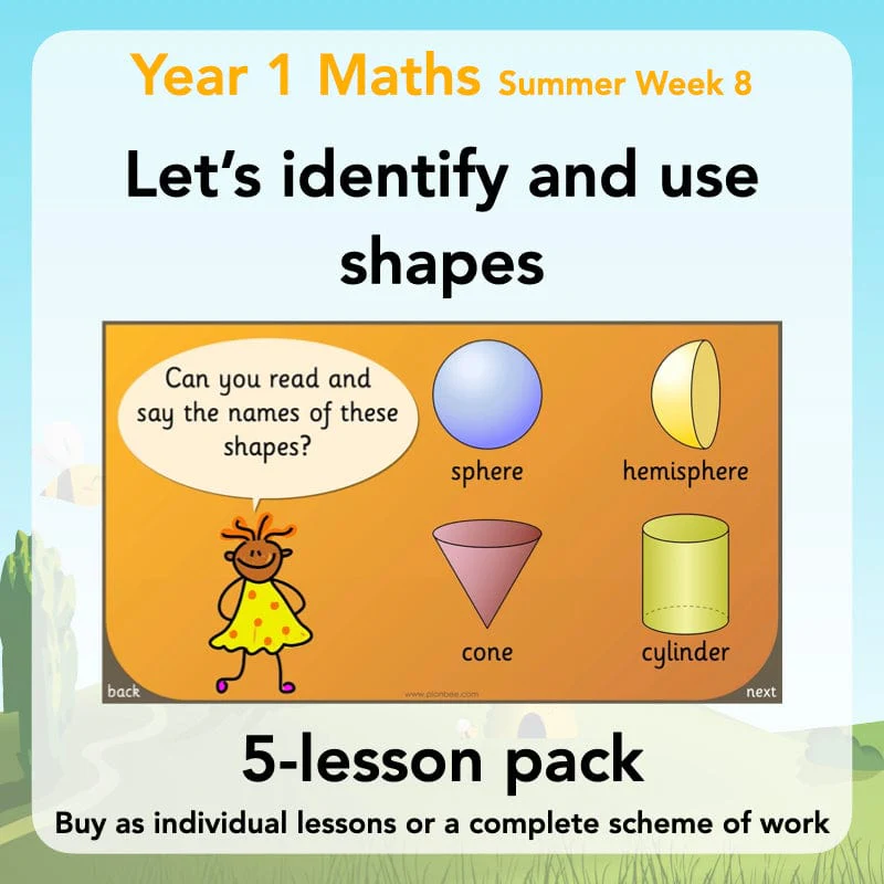 Let's identify and use shapes