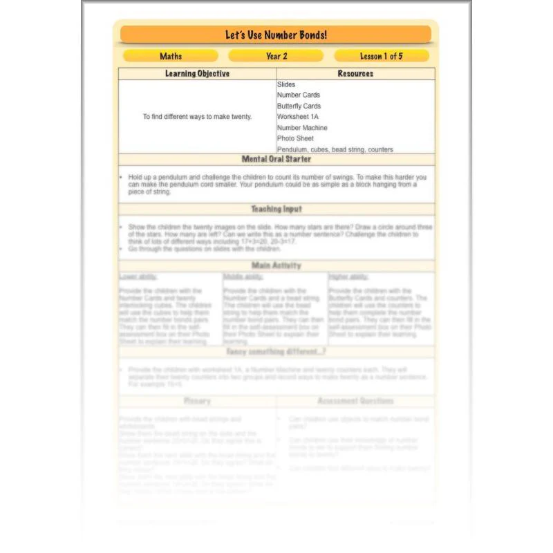 Let's Use Number Bonds - Image 22