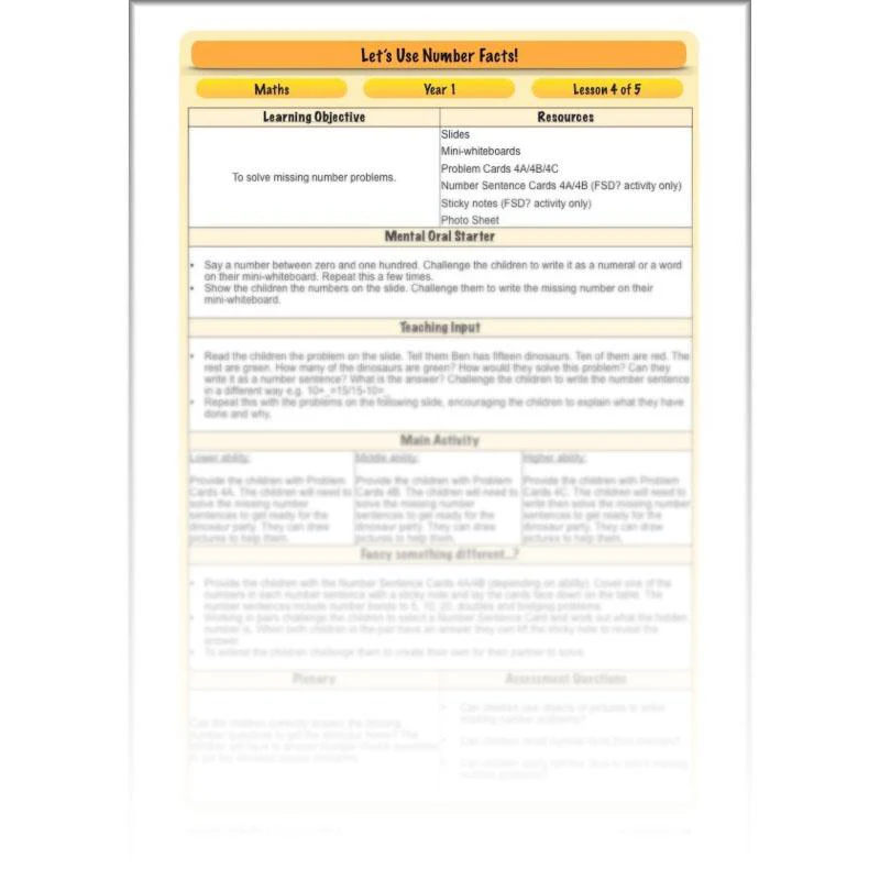 Let's Use Number Facts - Image 49