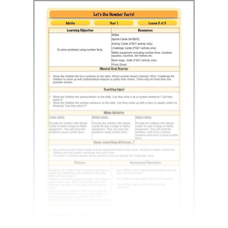 Let's Use Number Facts - Image 57
