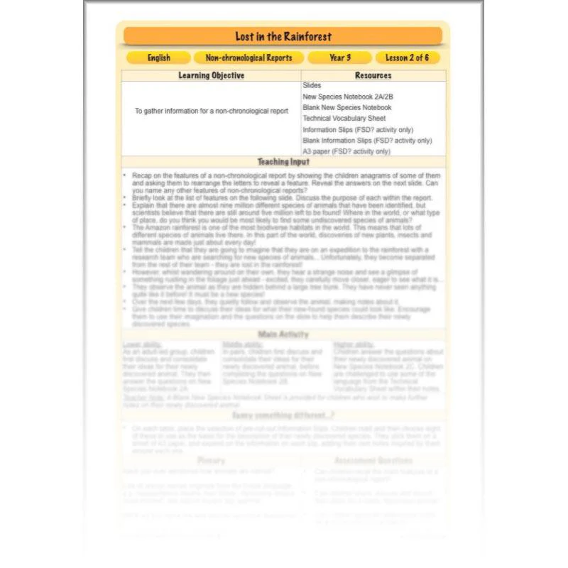 Lost in the Rainforest: Non-chronological Reports - Image 41