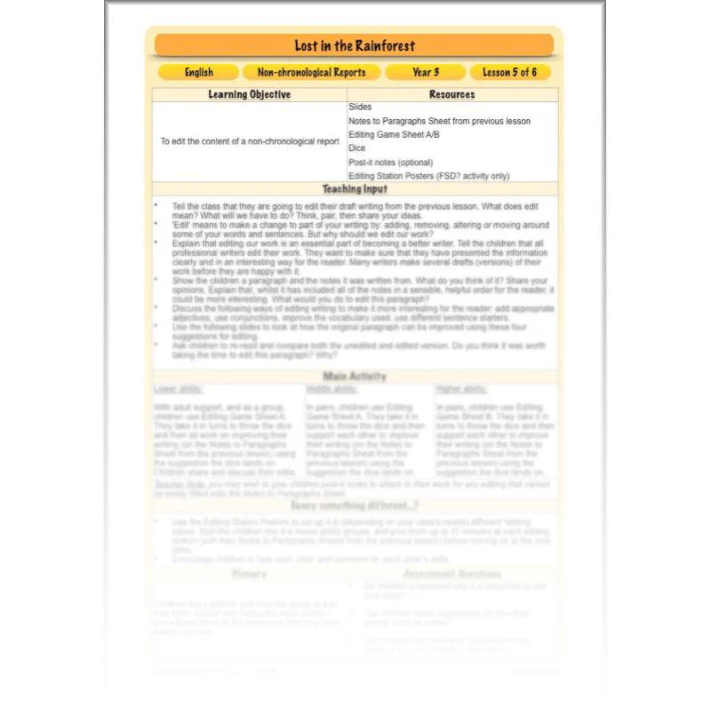 Lost in the Rainforest: Non-chronological Reports - Image 64