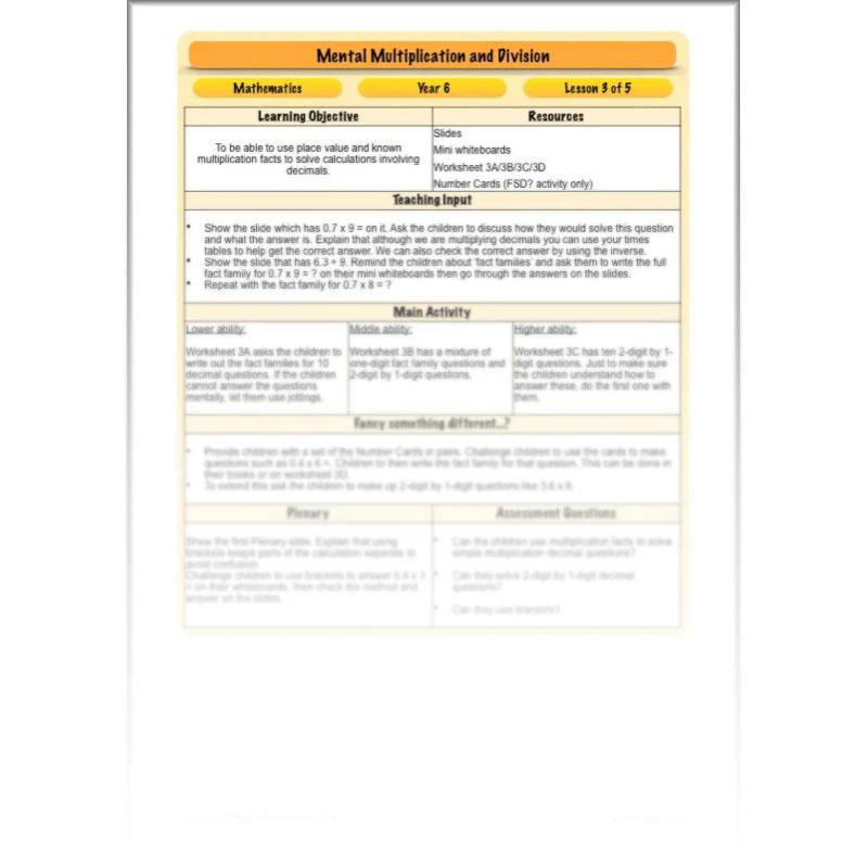 Mental Multiplication and Division - Image 45