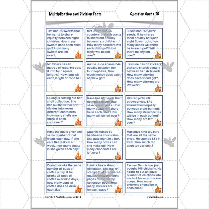 Multiplication and Division Facts - Image 19