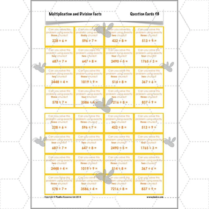 Multiplication and Division Facts - Image 21