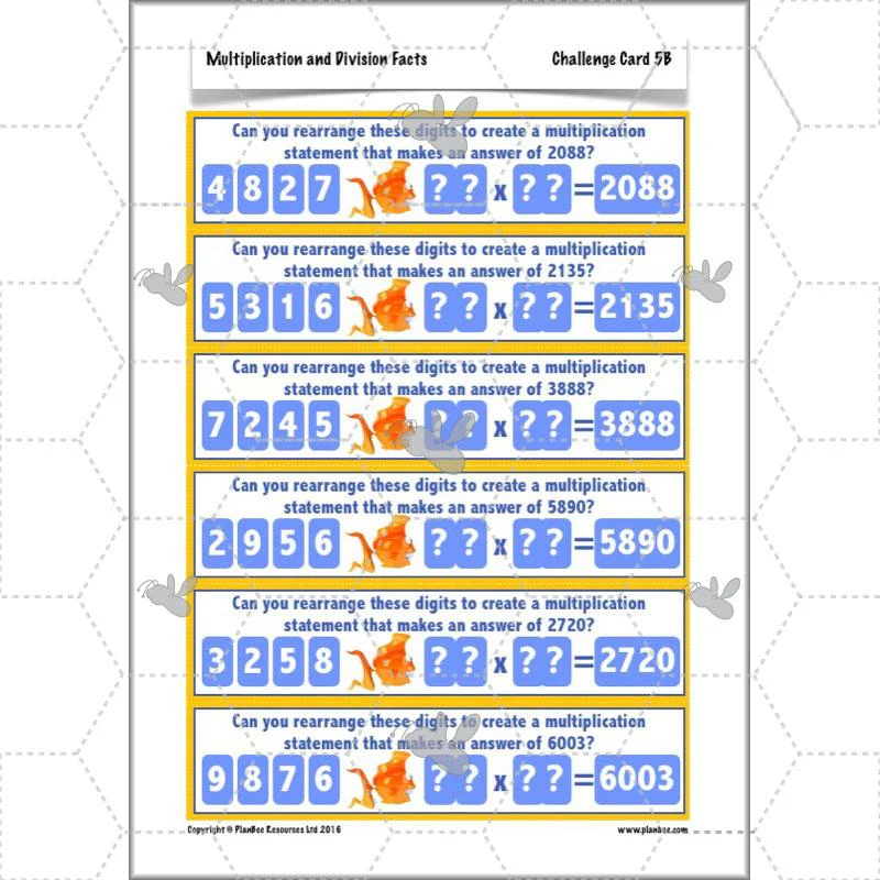 Multiplication and Division Facts - Image 23