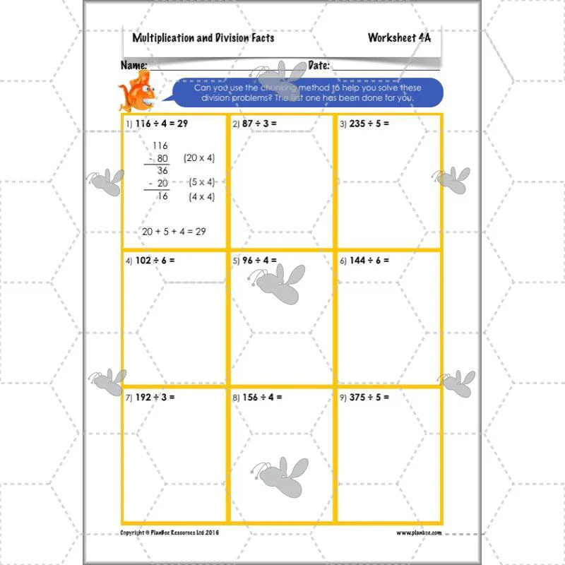 Multiplication and Division Facts - Image 60