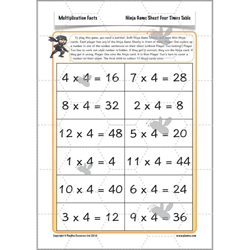 Multiplication Facts - Image 56
