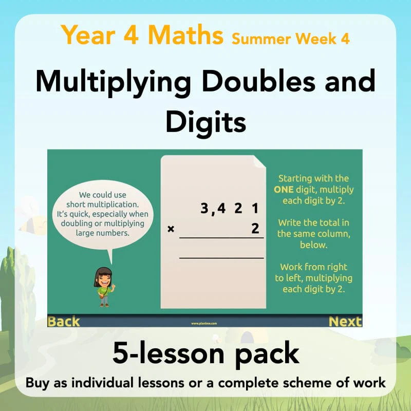 Multiplying Doubles and Digits
