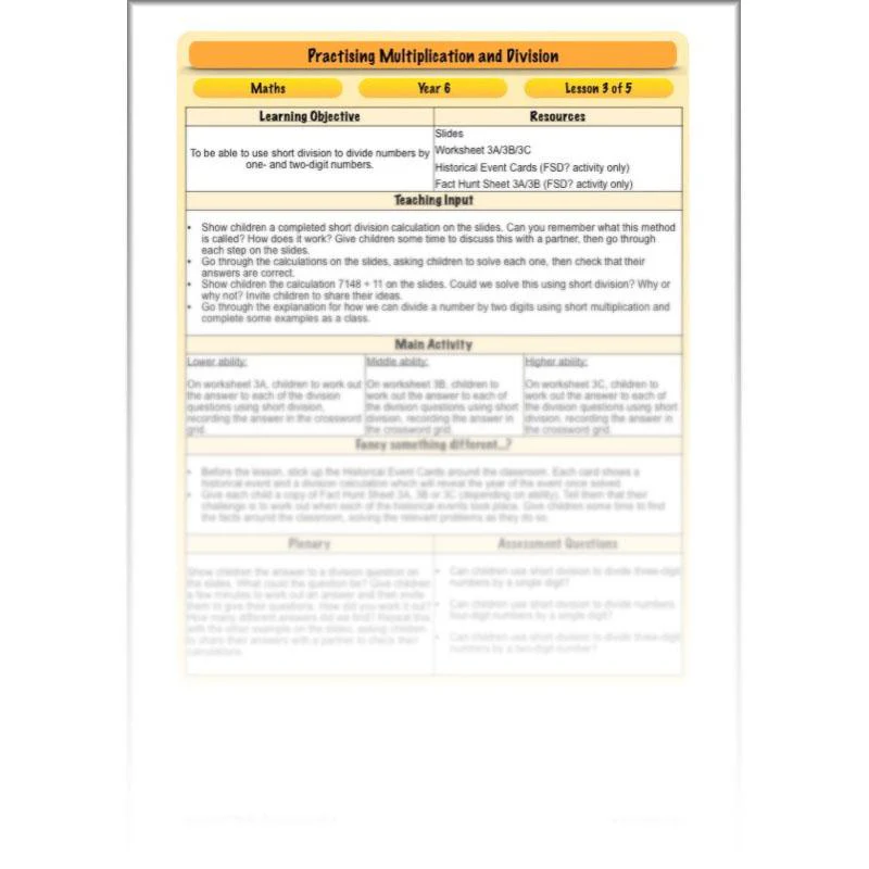 Practising Multiplication and Division - Image 17