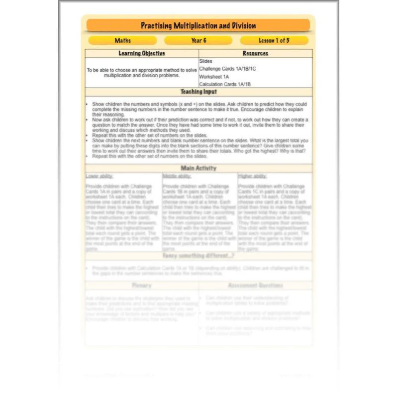Practising Multiplication and Division - Image 25