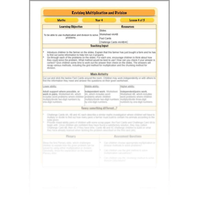 Revising Multiplication and Division - Image 58