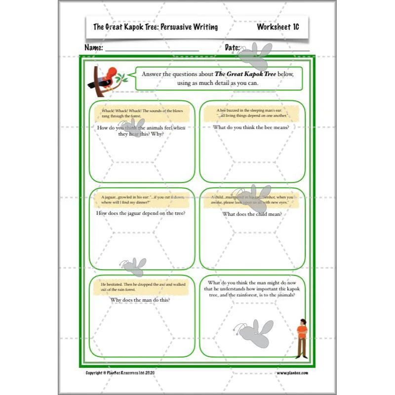 The Great Kapok Tree: Persuasive Writing - Image 12