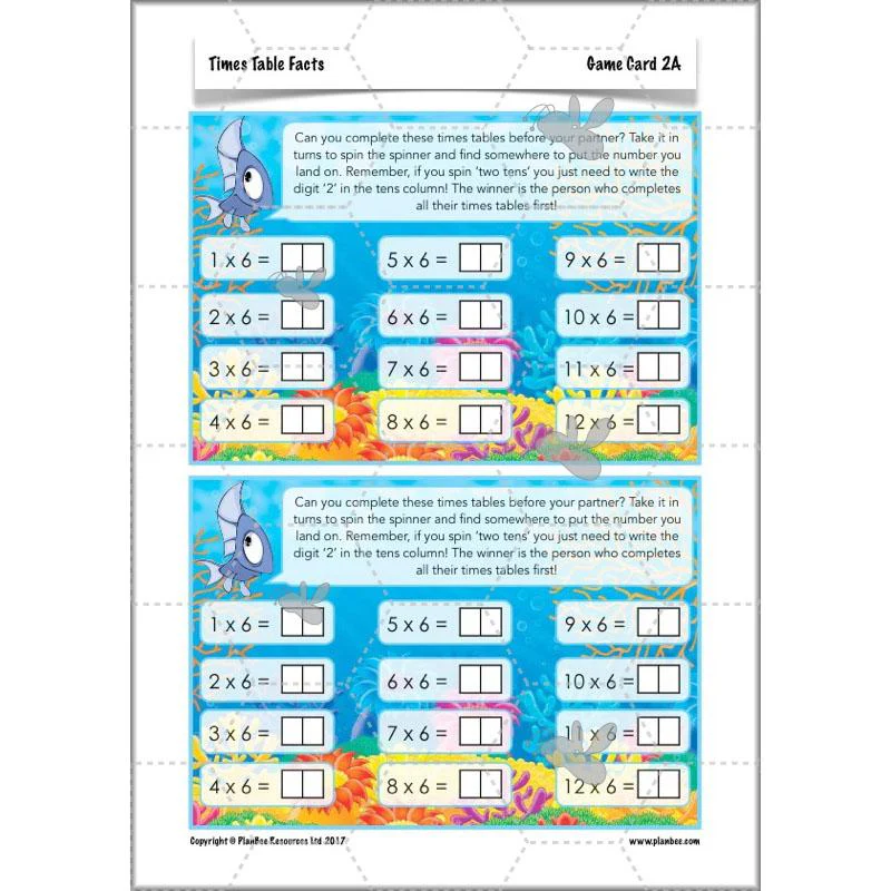 Times Table Facts - Image 34