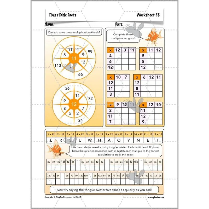 Times Table Facts - Image 43