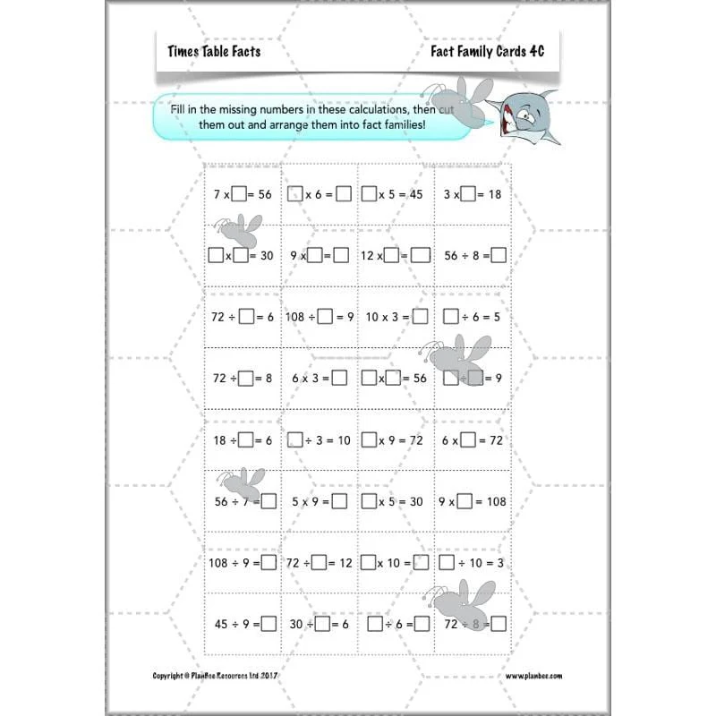 Times Table Facts - Image 49