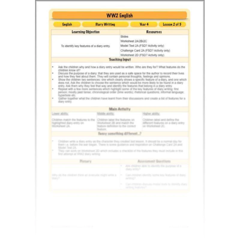 WW2 English: Evacuee Diaries - Image 40