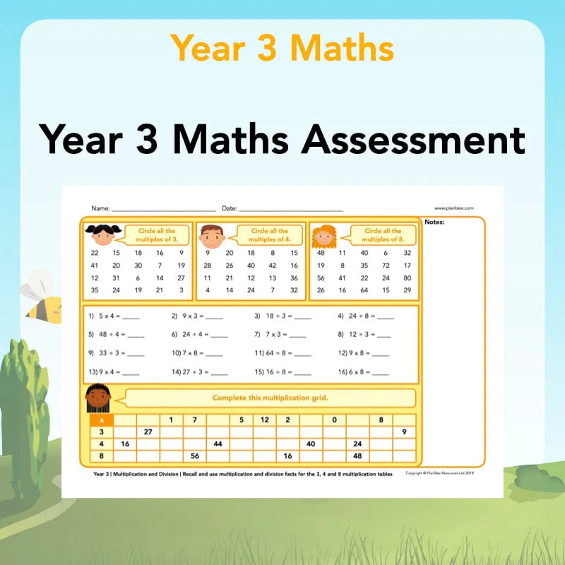 Year 3 Maths Assessment