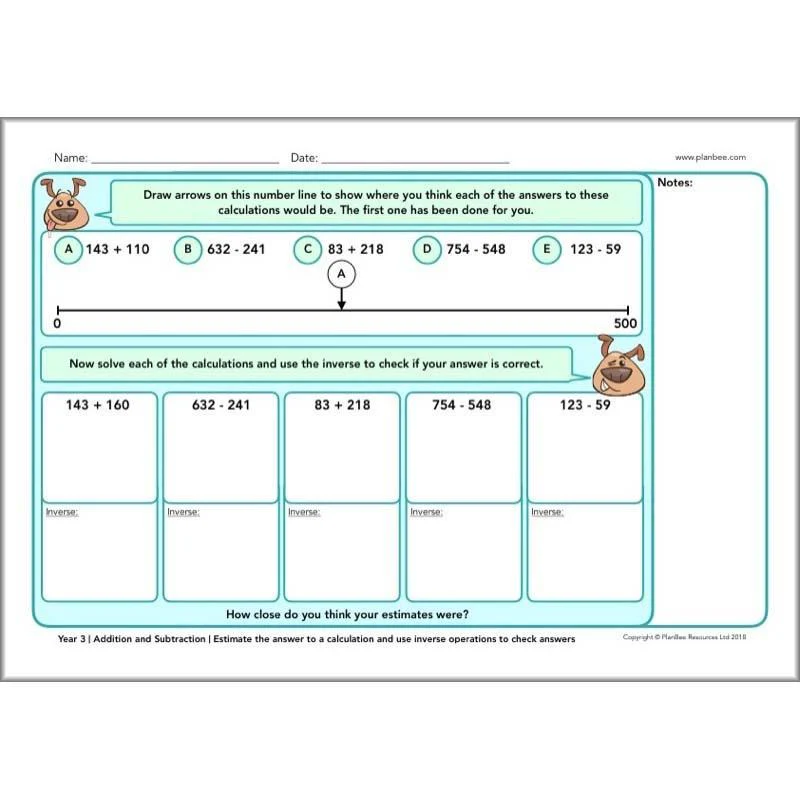 Year 3 Maths Assessment - Image 2