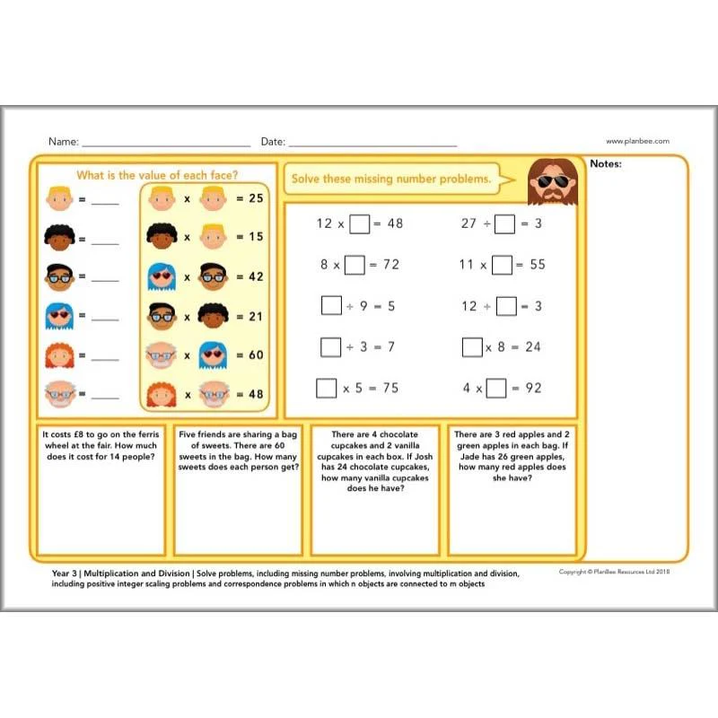 Year 3 Maths Assessment - Image 4