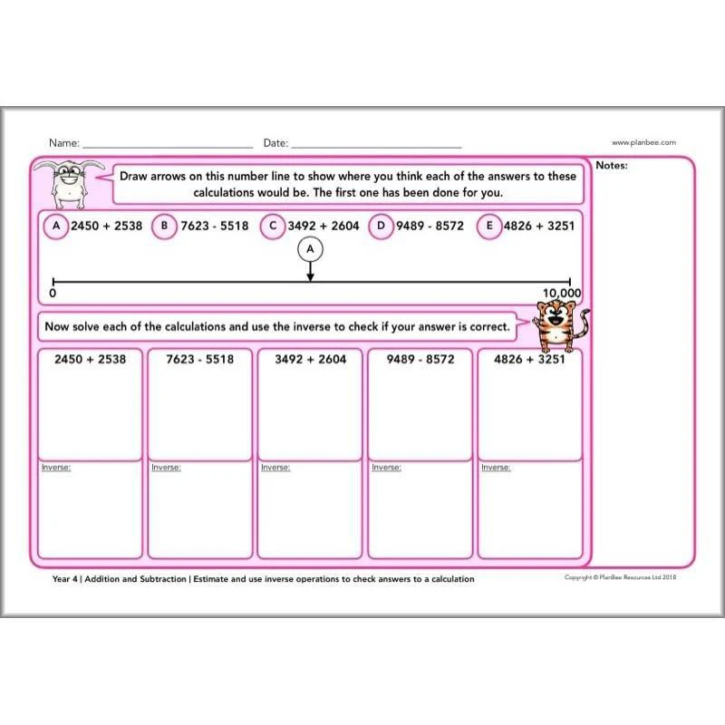 Year 4 Maths Assessment - Image 3