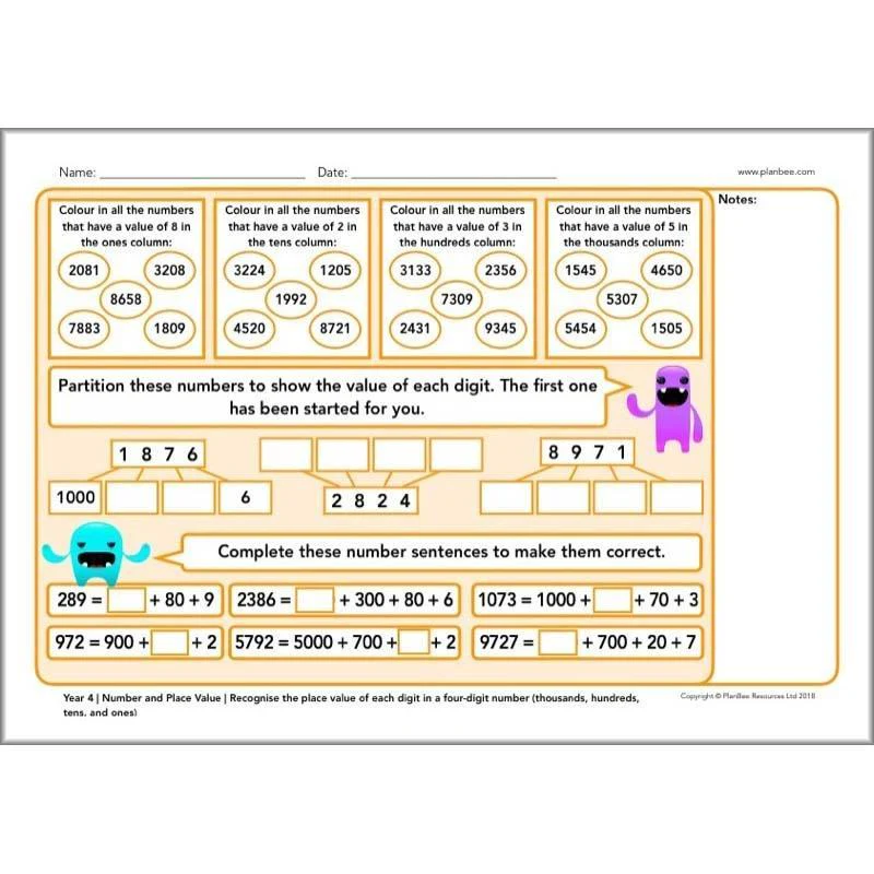 Year 4 Maths Assessment - Image 7